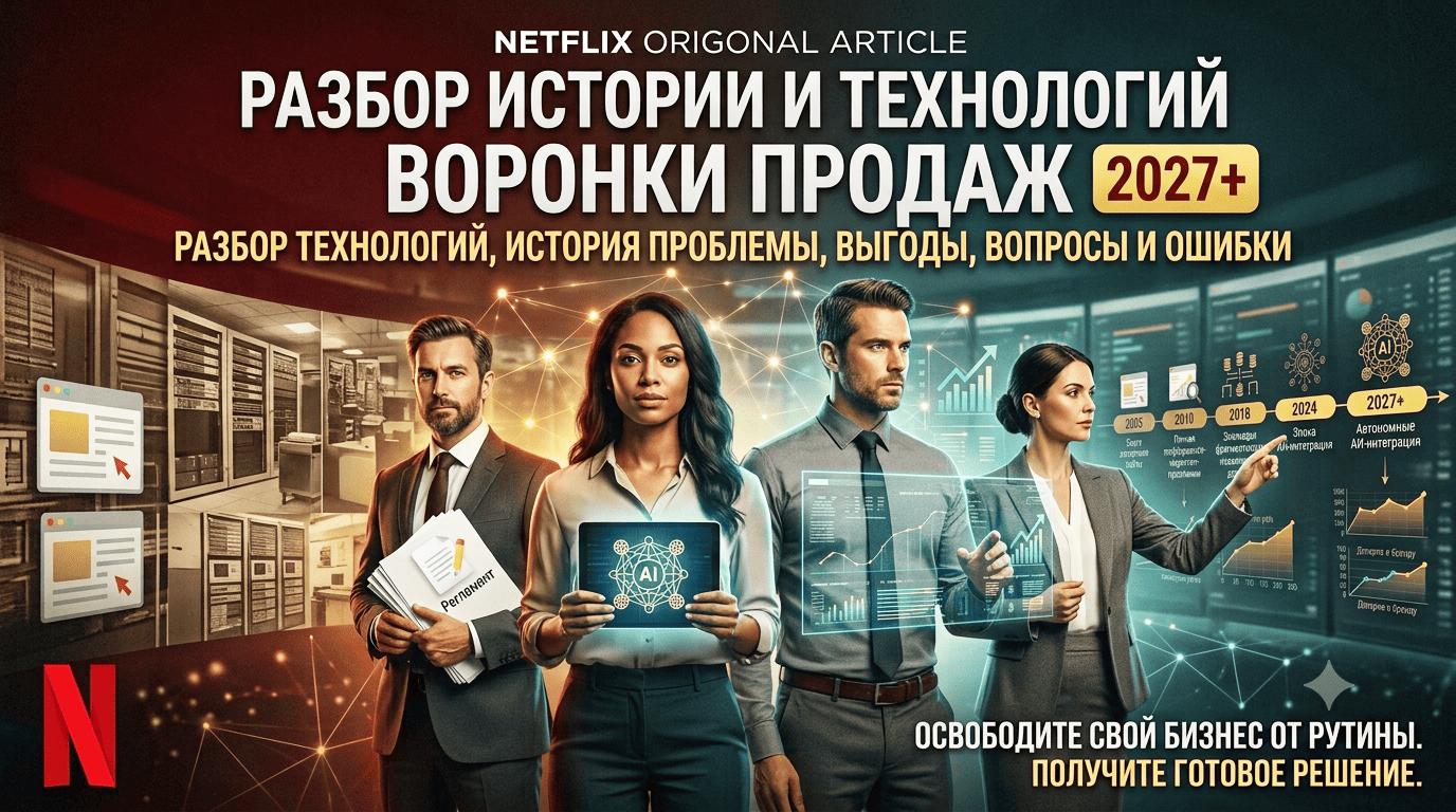 Новая маркетинговая воронка делает сайт системой продаж уровня 2027 года