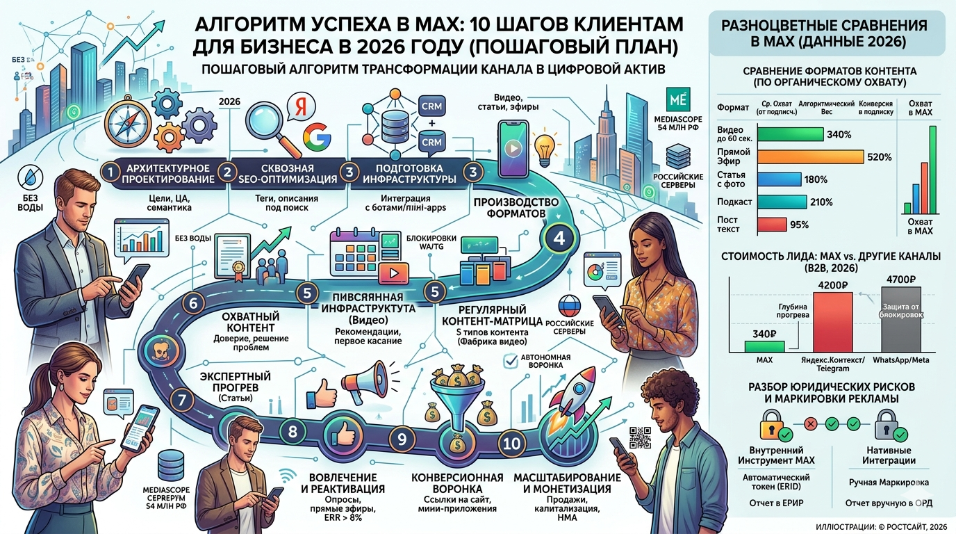 алгоритм действий бизнес канал макс 2026 год.png